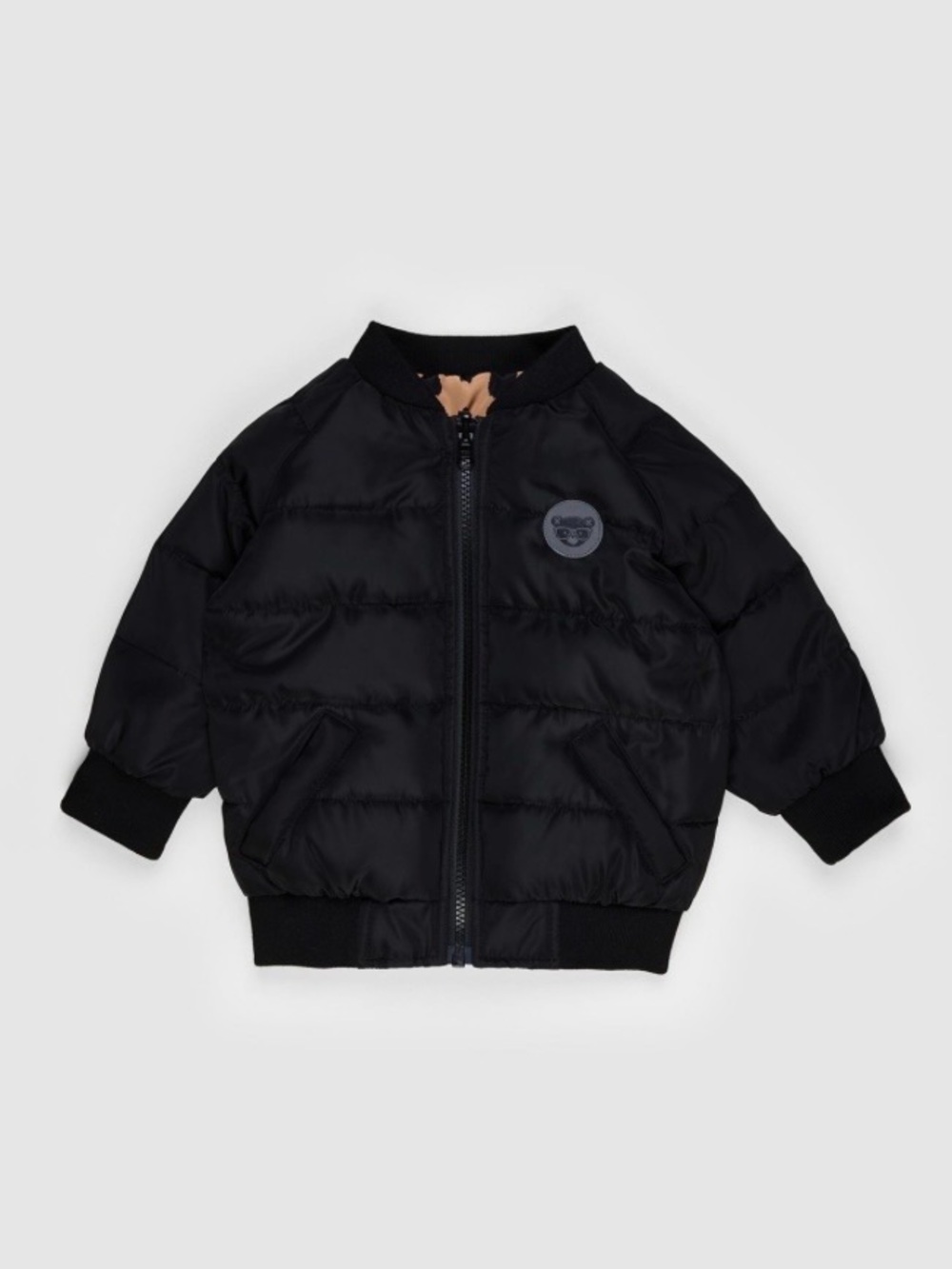 Hux Baby - Unisex Reversible
Bomber - Toast + Black 2T
